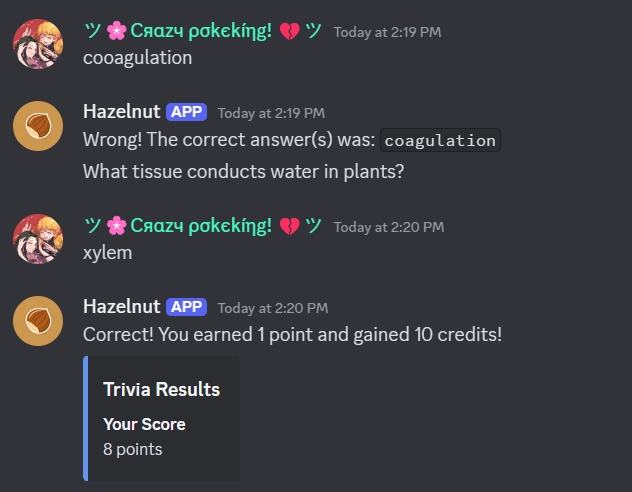 Trivia Game Screenshot 2
